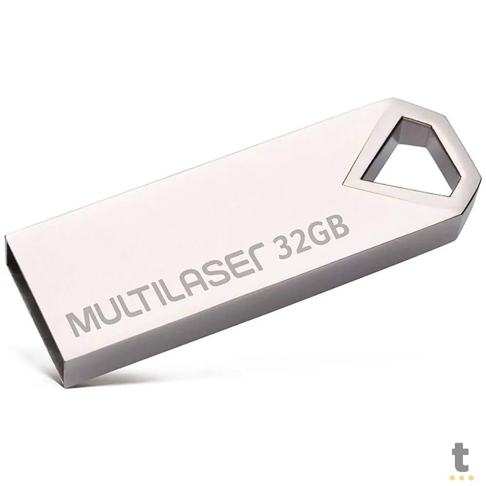 Pen Drive 32gb Usb 2.0 Metálico Multi Diamond - PD851 Truedata